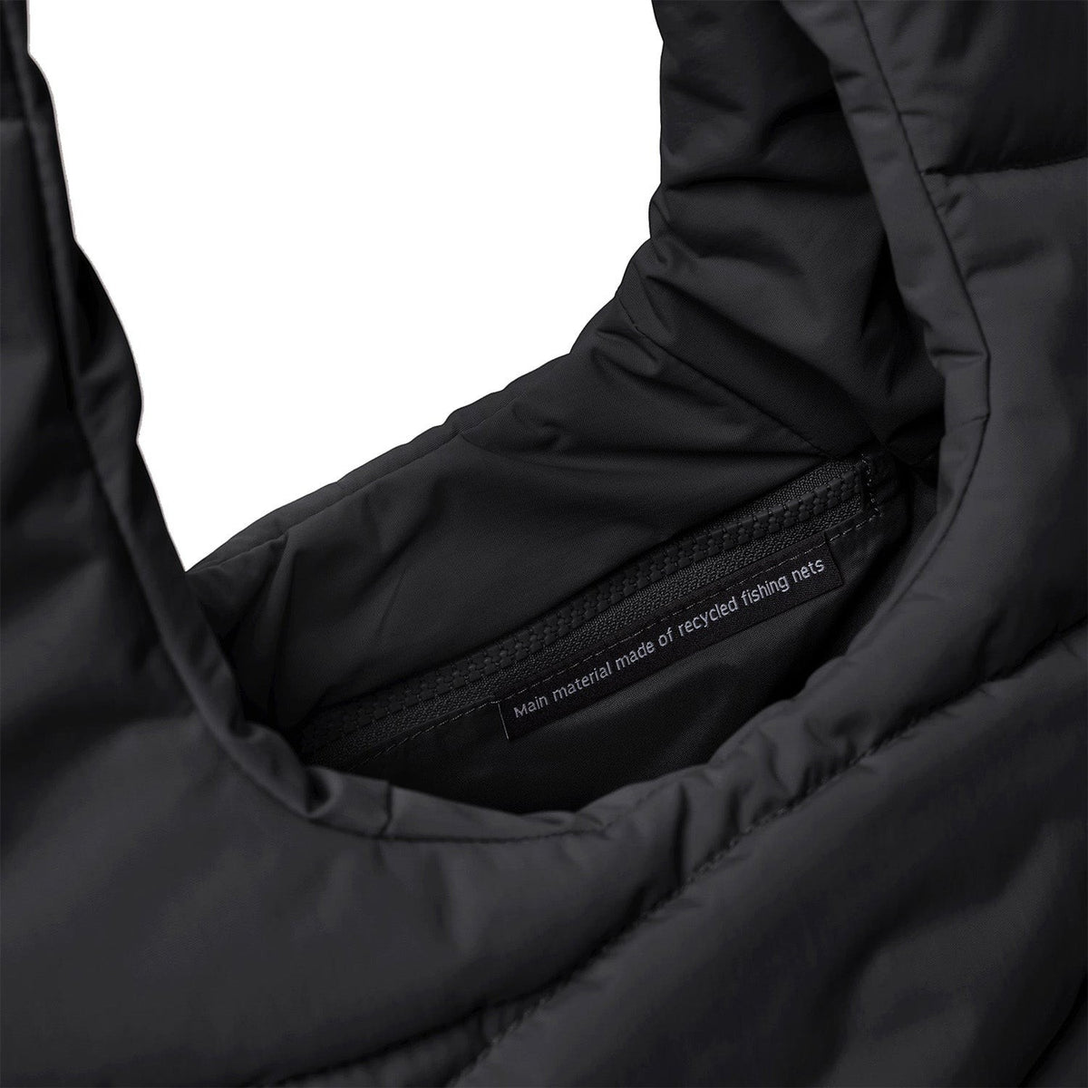 Wavy Puffer Shoulder Bag