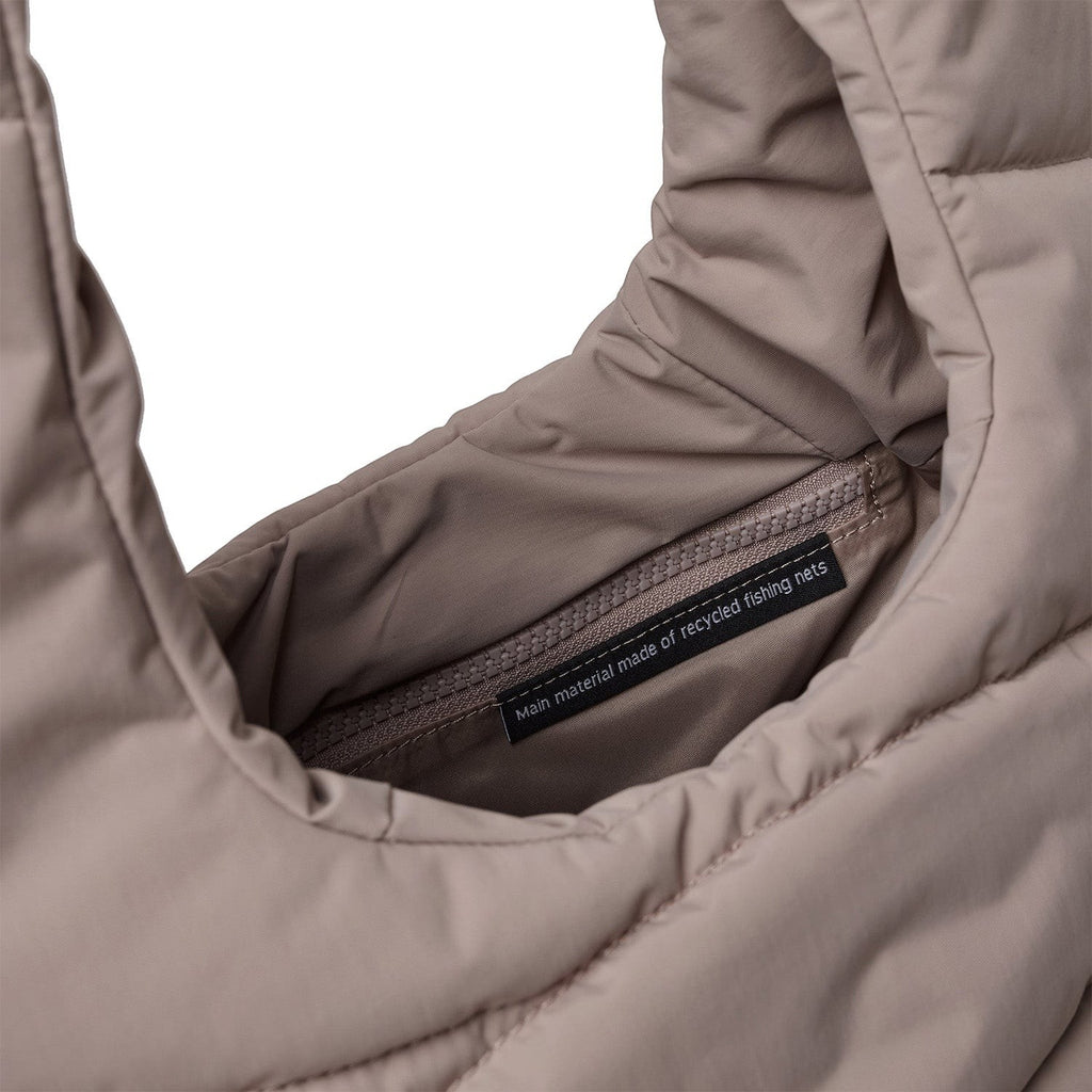 Wavy Puffer Shoulder Bag