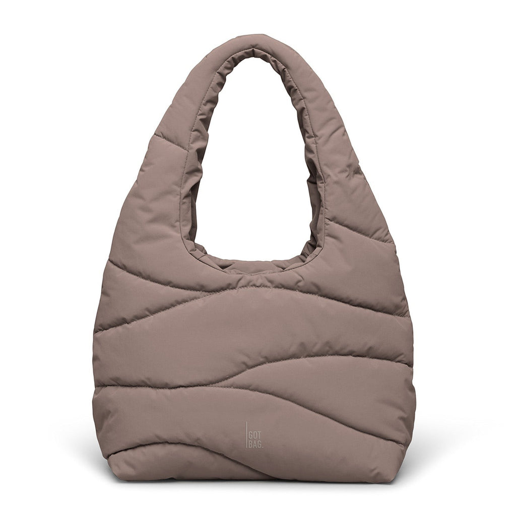 Wavy Puffer Shoulder Bag