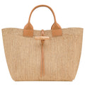 Le Roseau Raphia handbag L