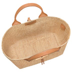 Le Roseau Raphia handbag L
