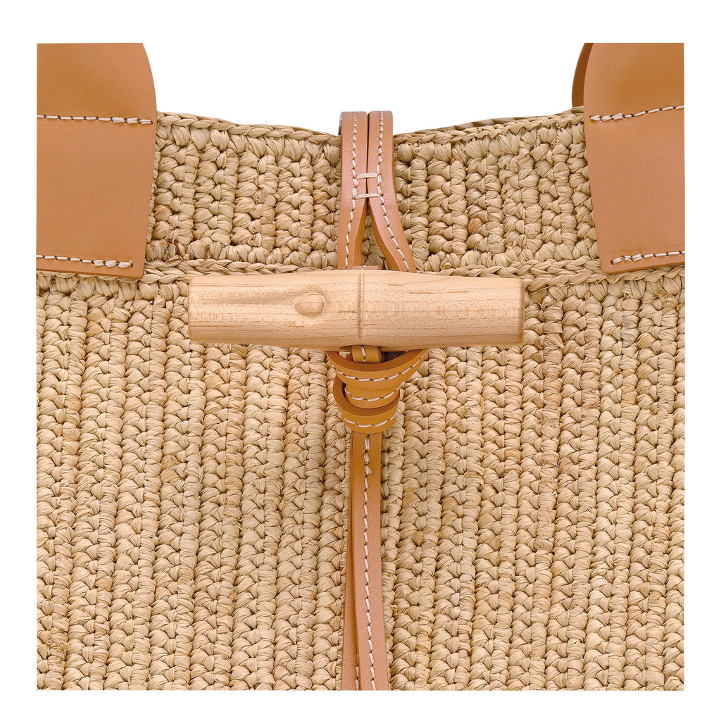 Le Roseau Raphia handbag L
