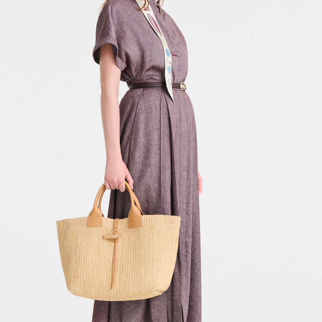 Le Roseau Raphia handbag L
