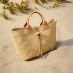 Le Roseau Raphia handbag L