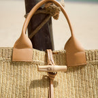 Le Roseau Raphia handbag L