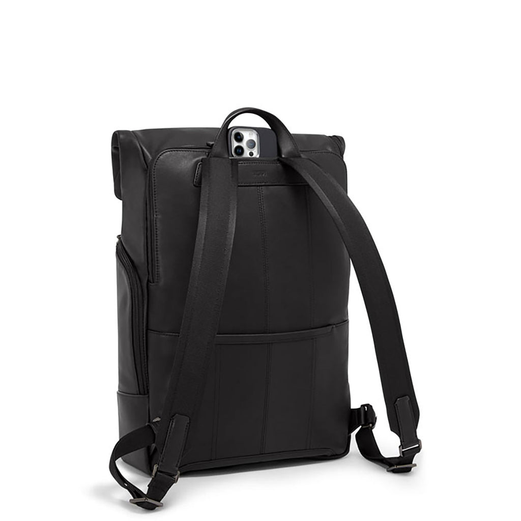 Tumi Harrison Osborn Roll Top Backpack Leather