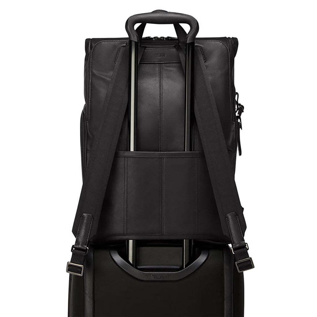 Tumi Harrison Osborn Roll Top Backpack Leather