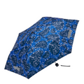 Lieblingstasche Affenzahn children's umbrella in blue with white splatter pattern and reflective details