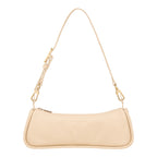 Lieblingstasche beige leather shoulder bag with gold hardware and adjustable strap