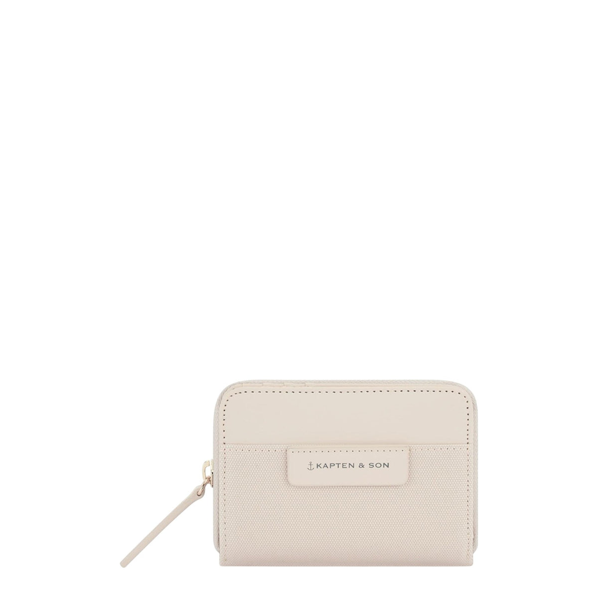 Lieblingstasche Bergen Pro Wallet Small in beige with a zipper compartment and card slots for organized storage.