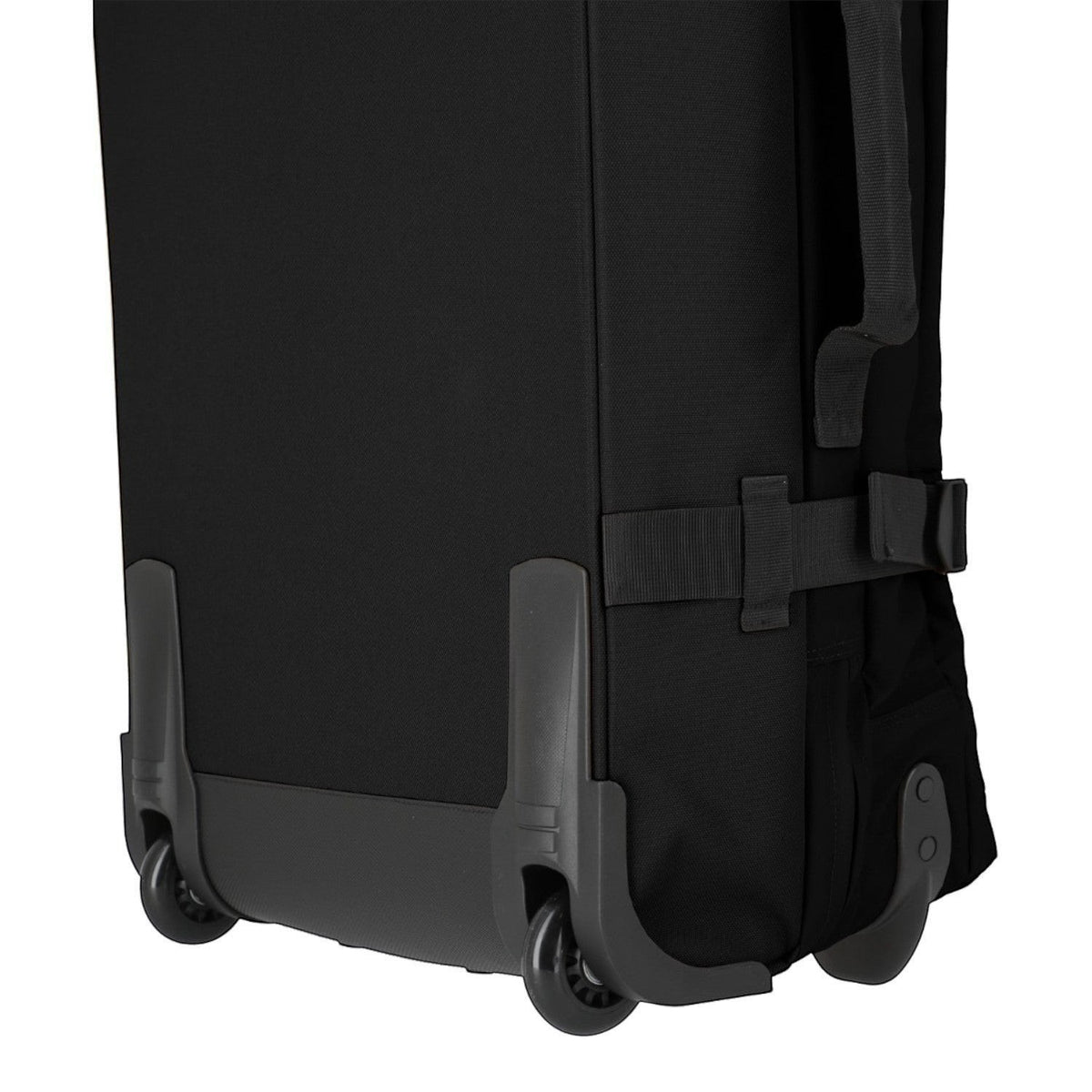 Lieblingstasche BOLONIA black fabric small rolling travel bag with sturdy wheels and straps.