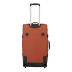 Lieblingstasche BOLONIA L orange rolling suitcase with telescopic handle and black wheels