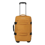 Lieblingstasche BOLONIA S yellow wheeled travel bag with telescopic handle and side straps.
