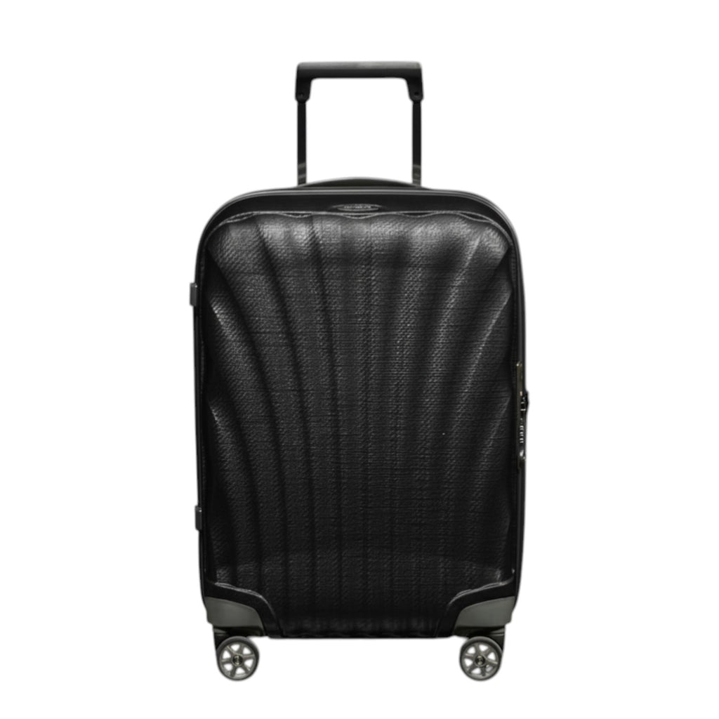 Lieblingstasche C-Lite Spinner 55/20 silver hardside carry-on luggage with textured finish and spinner wheels.