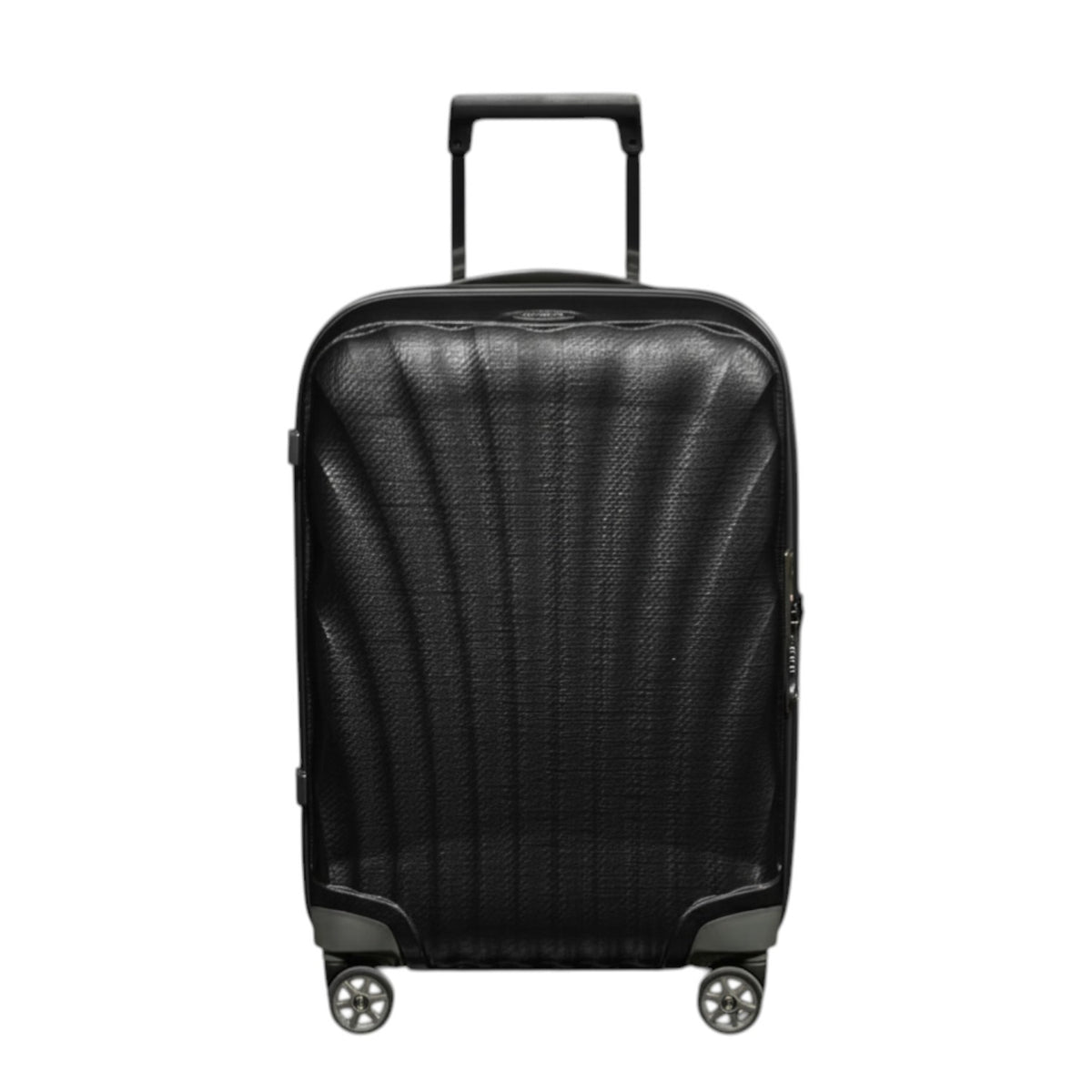 Lieblingstasche C-Lite Spinner 55/20 silver hardside carry-on luggage with textured finish and spinner wheels.