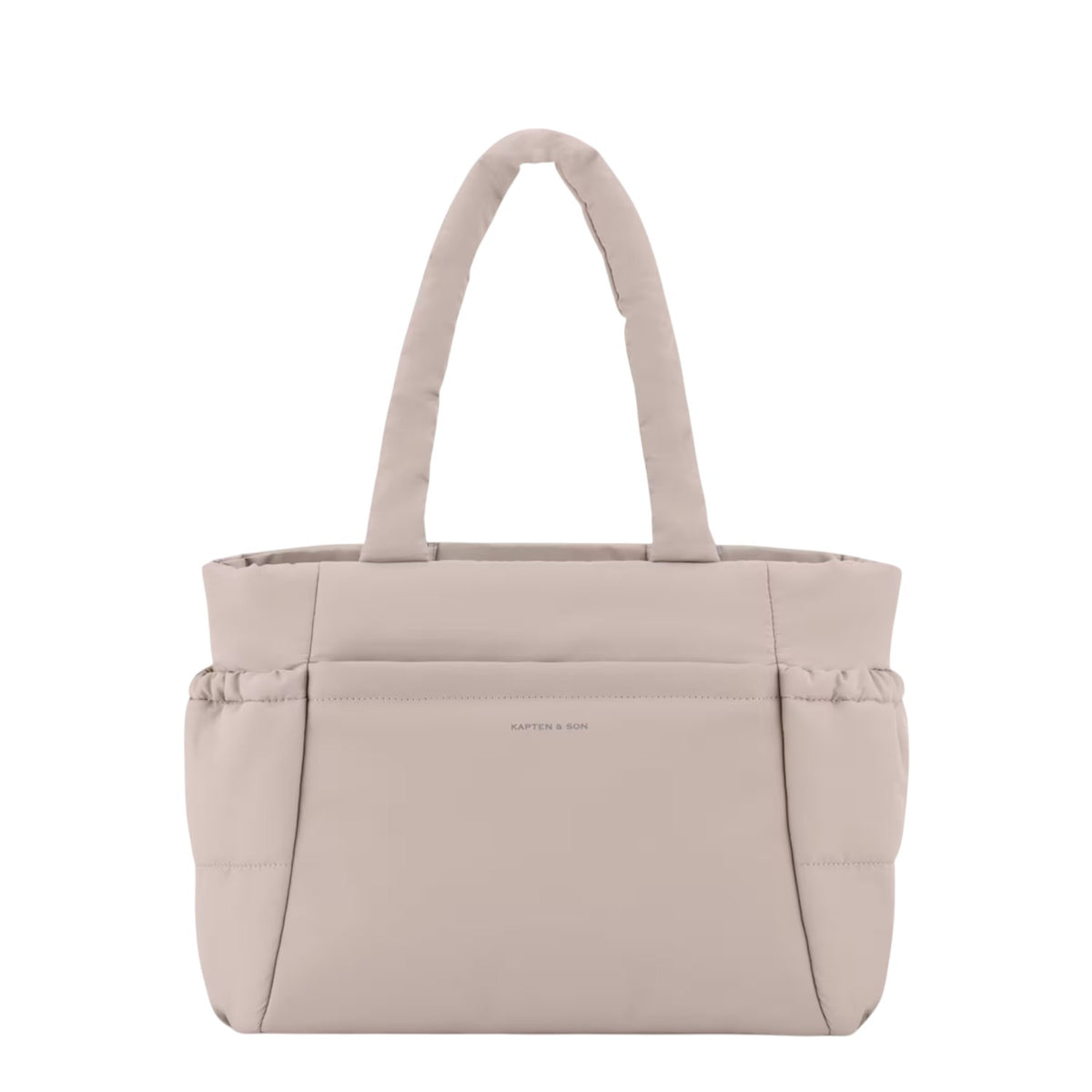 Lieblingstasche Hellvi Cloud Medium tote bag in beige with padded handles and side pockets