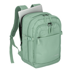 Lieblingstasche Kick Off Cabin Rucksack in sage green with a laptop compartment and padded shoulder straps