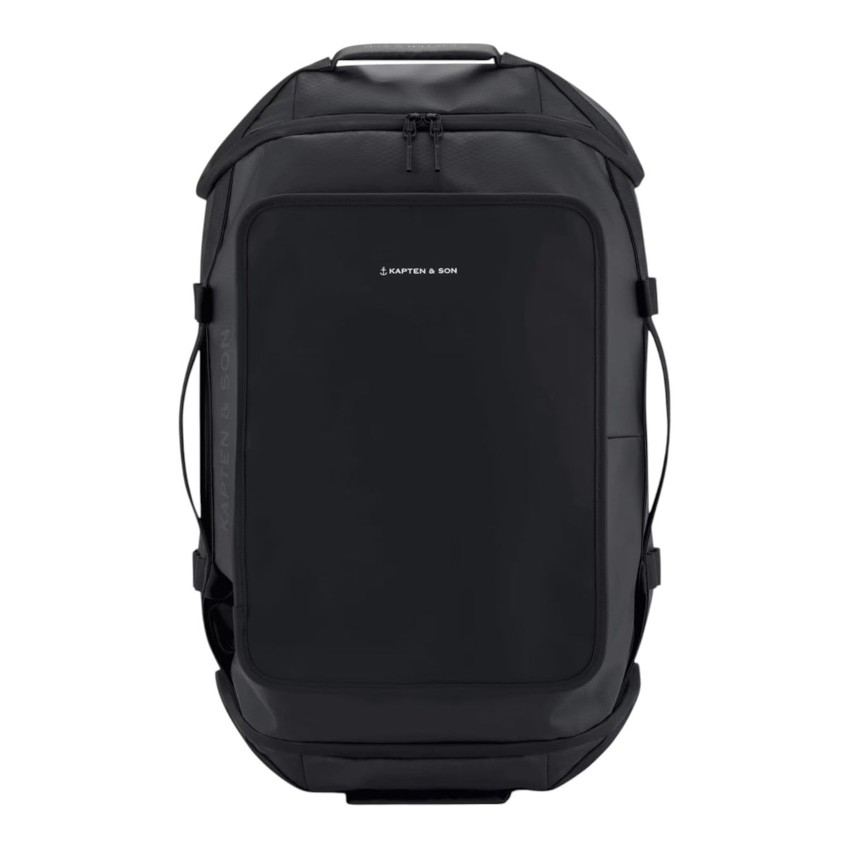 Lieblingstasche Lisbon Duffle Backpack L in black with a sleek, minimalist design and durable water-repellent finish.