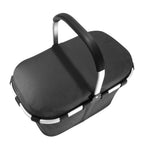 Lieblingstasche reisenthel Carrybag Iso black insulated shopping basket with aluminium frame and zippered lid