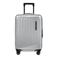 Lieblingstasche Samsonite Nuon silver hardshell spinner suitcase with TSA lock and four wheels