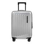Lieblingstasche Samsonite Nuon silver hardshell spinner suitcase with TSA lock and four wheels