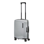 Lieblingstasche Samsonite Nuon Spinner 55/20 silver hard shell carry-on suitcase with TSA lock and 4 wheels