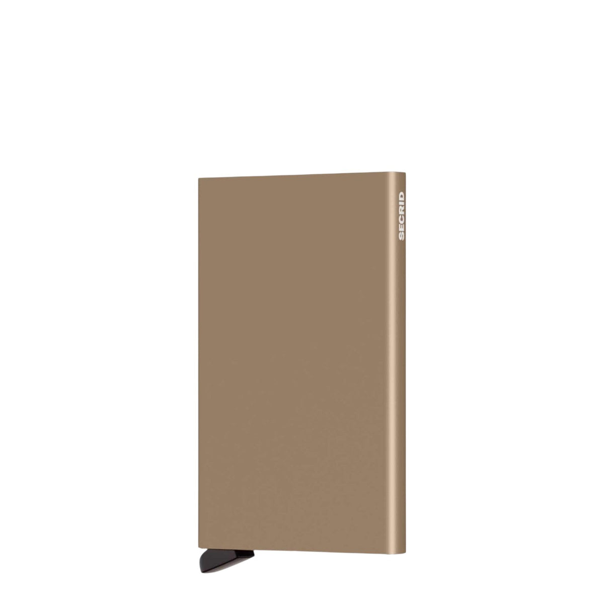 Lieblingstasche Secrid Cardprotector in metallic bronze, a slim aluminium RFID-blocking wallet for secure card storage.