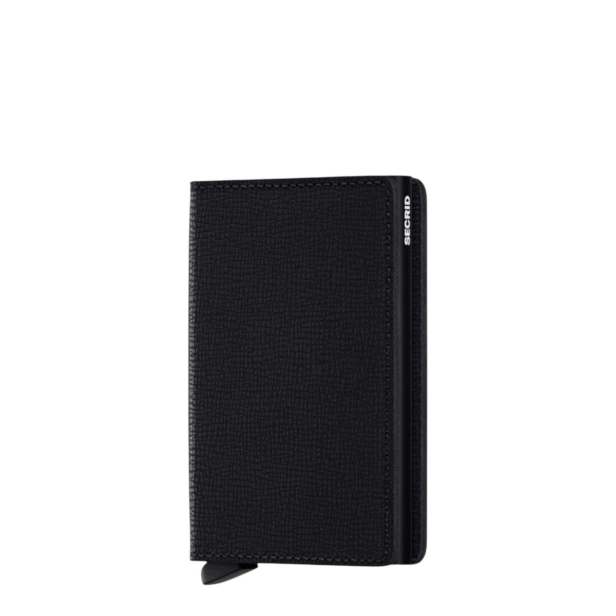 Lieblingstasche Secrid Slimwallet Crisple in black leather with RFID protection and card slide mechanism