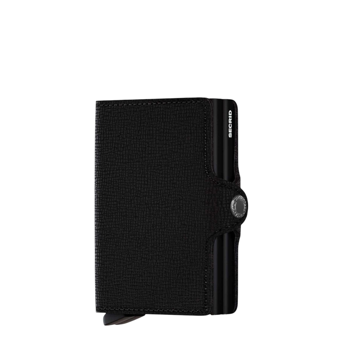 Lieblingstasche Secrid Twinwallet Crisple in black leather with RFID protection and snap button closure