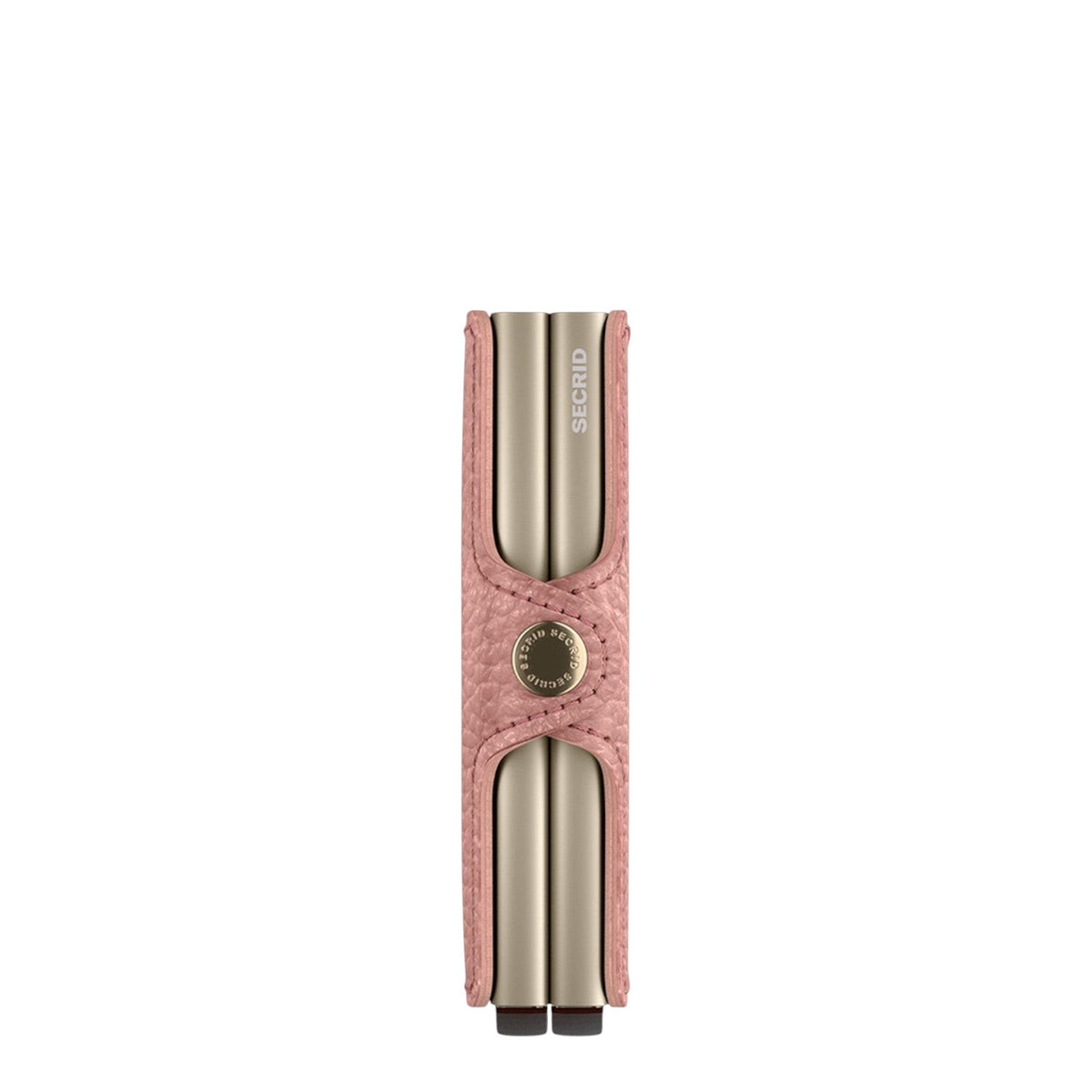 Lieblingstasche Secrid Twinwallet Pebble in dusty pink leather with two integrated RFID-protected card holders
